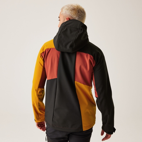 Men's Hewitts X Softshell Jacket Red Ochre Black