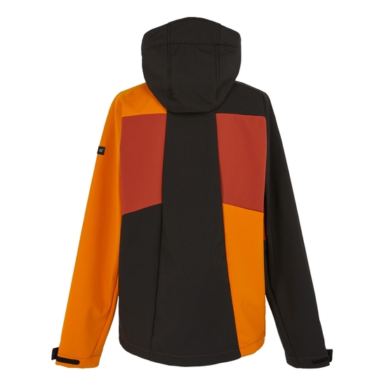 Men's Hewitts X Softshell Jacket Red Ochre Black