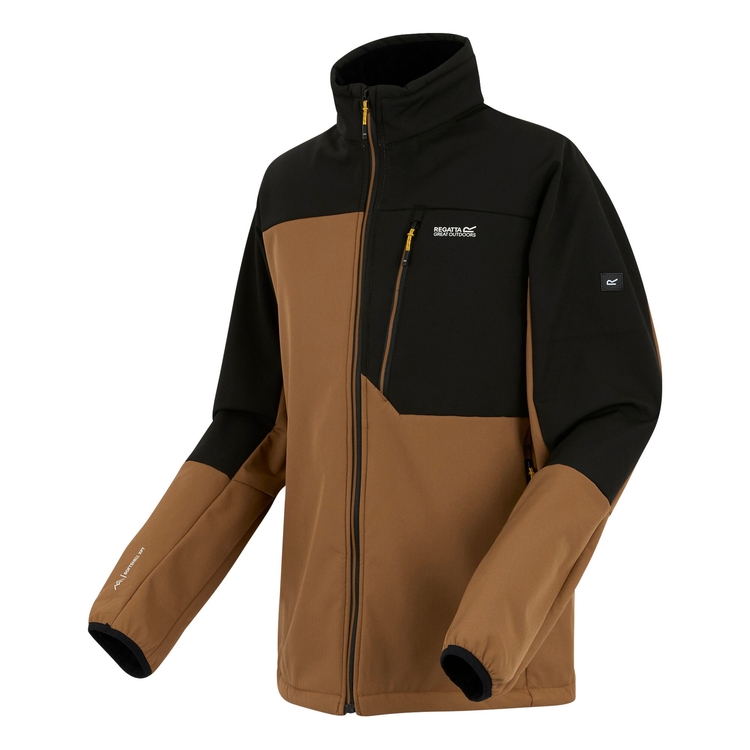 Kurtka męska softshell wodoodporny Mountdale - Brązowy