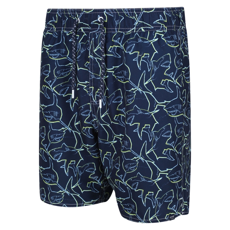 Shark swim shorts mens cheap