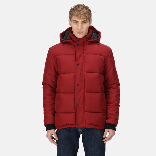 Men s Farren Lightweight Puffer Jacket Syrah Red