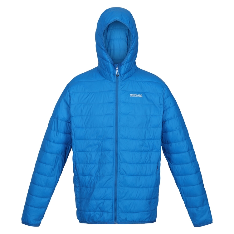 Men s Hooded Hillpack Lightweight Jacket Skydiver Blue Regatta ROW