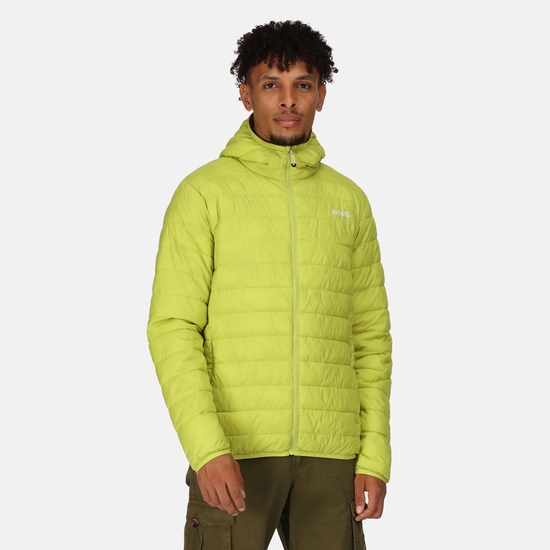 Men s Hooded Hillpack Lightweight Jacket Green Algae Regatta ROW