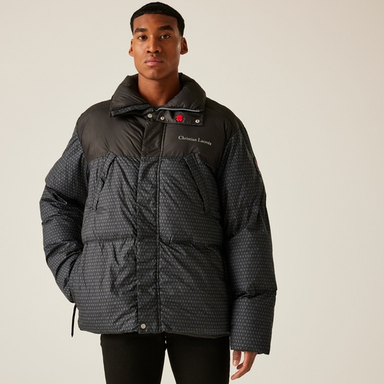 Christian Lacroix - Men's Barbegal Baffled Jacket - Black Garconne