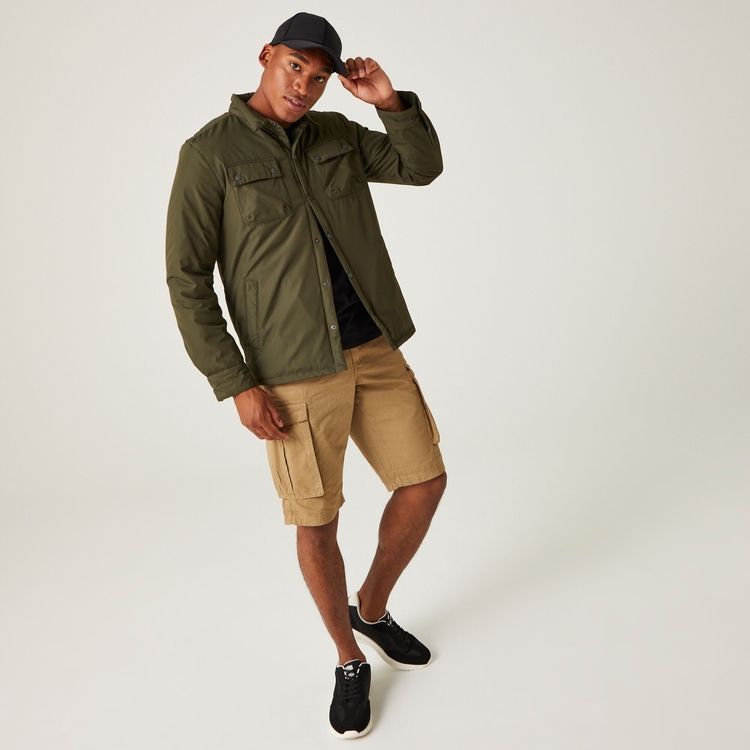 Men's Vinca Shacket Jacket - Dark Khaki | Regatta