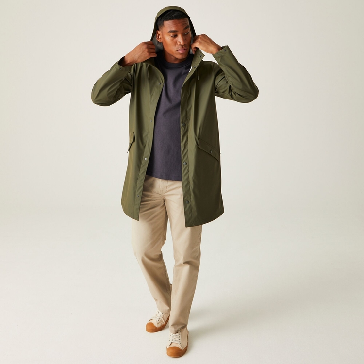Men s Trustan Parka Jacket Dark Khaki Regatta UK