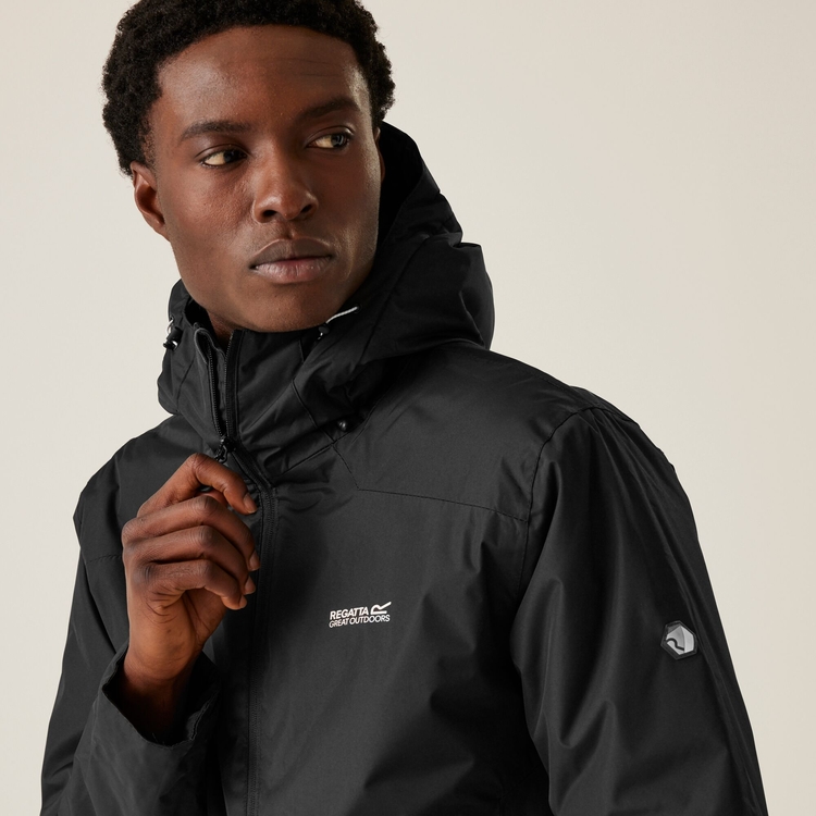 Men s Thornridge II Waterproof Insulated Jacket Black Regatta UK
