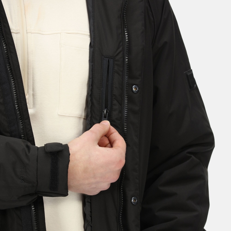 Men s Salinger III Parka Jacket Black Regatta ROW