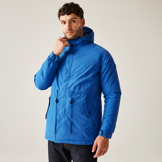 Men s Salinger III Parka Jacket Snorkel Blue Regatta UK