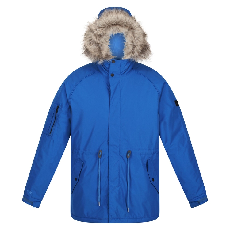 Men s Salinger III Parka Jacket Snorkel Blue Regatta UK