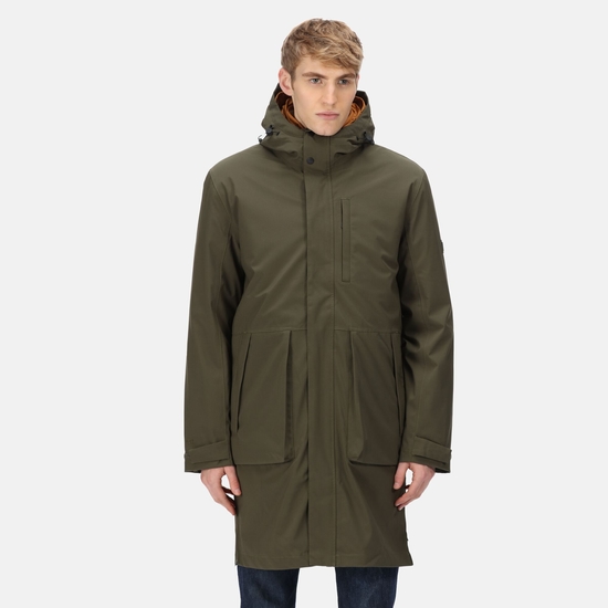 Men s Alessandro 3 In 1 Parka Jacket Dark Khaki Regatta IE