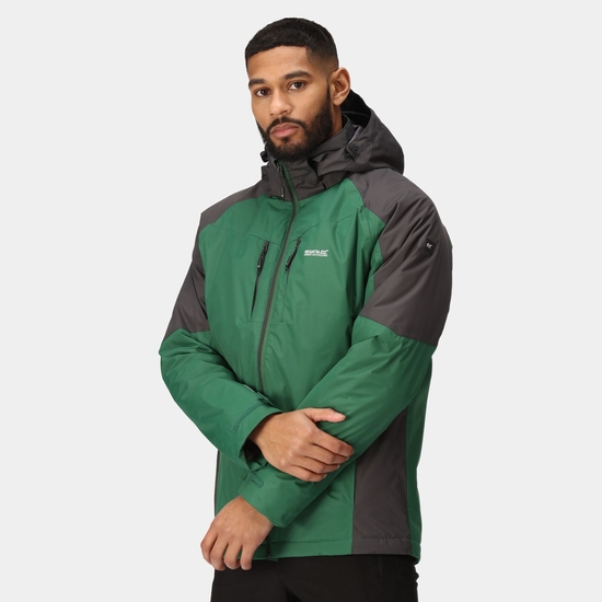 Men s Winter Calderdale Waterproof Jacket Eden Ash Regatta ROW