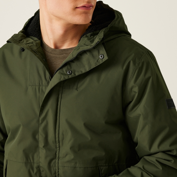 Men s Sterlings IV Waterproof Jacket Dark Khaki Regatta UK