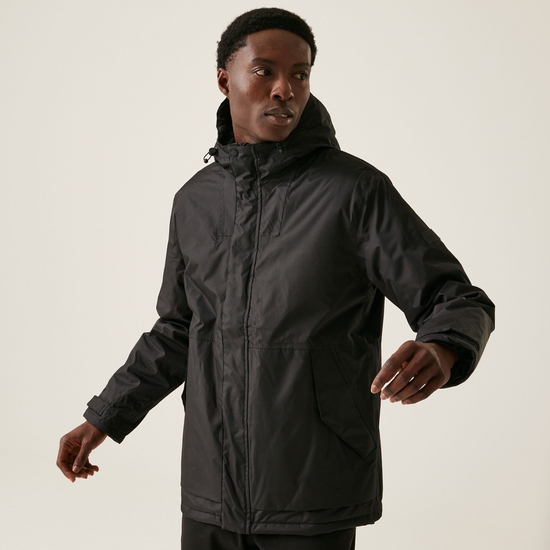 Men's Sterlings IV Waterproof Jacket Black - Technical View