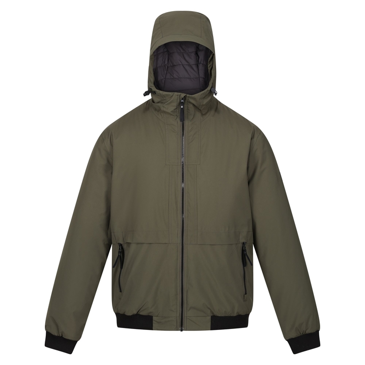 Men s Renly Waterproof Jacket Dark Khaki Regatta IE