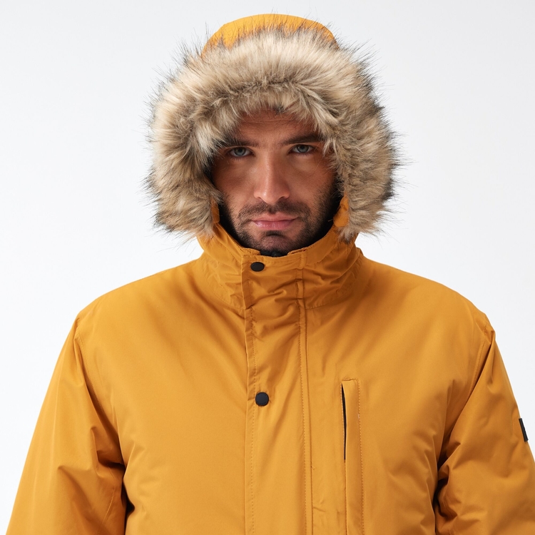 Salinger IV Homme Veste impermeable Jaune