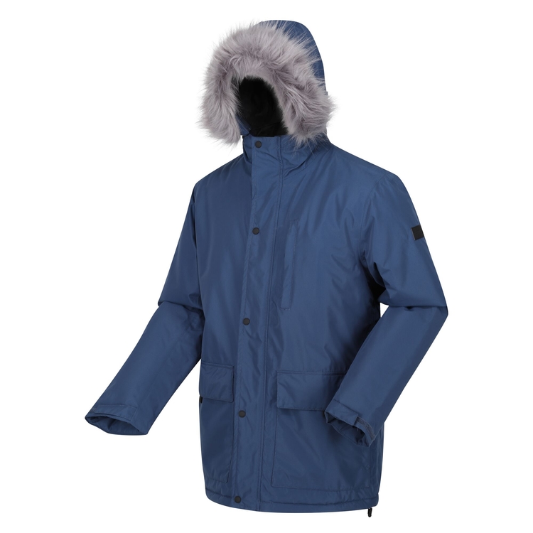Salinger IV Homme Veste impermeable Bleu