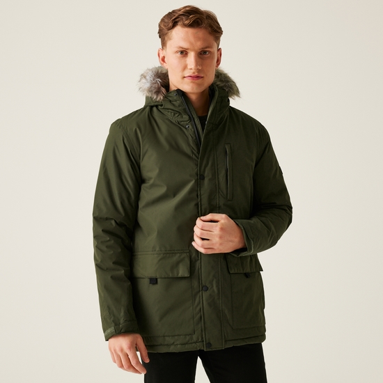 Men's Salinger IV Waterproof Jacket Dark Khaki Regatta UK