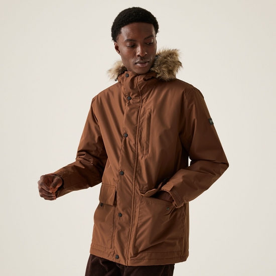 Men s Salinger IV Waterproof Jacket Dark Brown Regatta IE