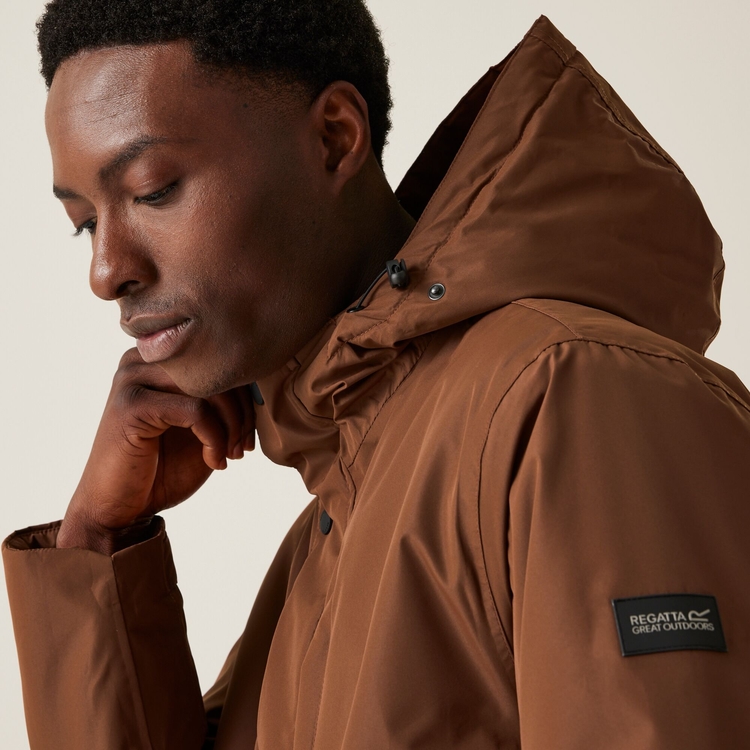 Men s Salinger IV Waterproof Jacket Dark Brown Regatta UK