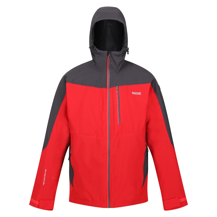 Men s Wentwood VIII 3 in 1 Waterproof Jacket Danger Red Ash Regatta UK