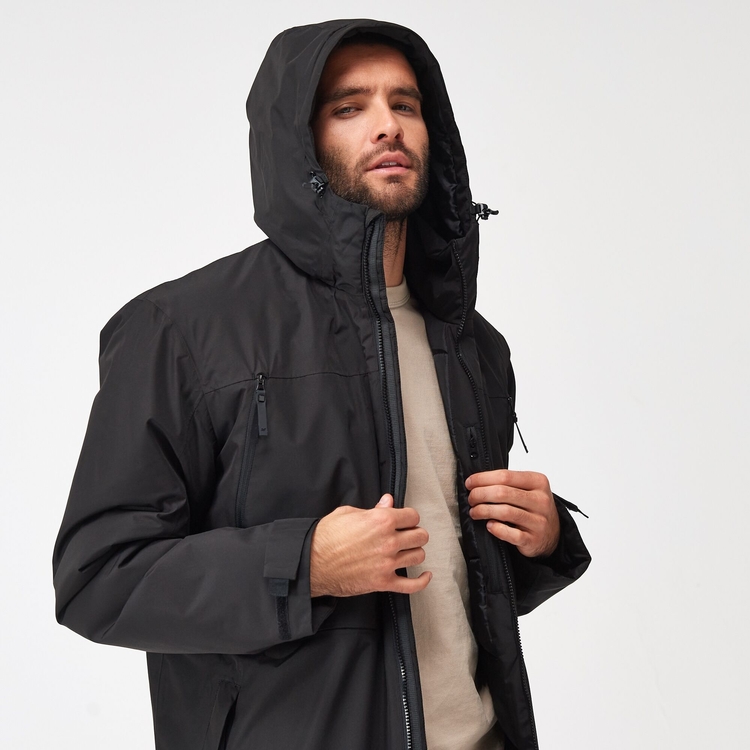 Larrick Homme Veste impermeable Noir