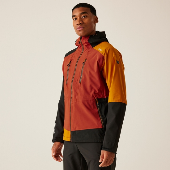 Men's Sacramento X 3-in-1 Jacket Red Ochre Black