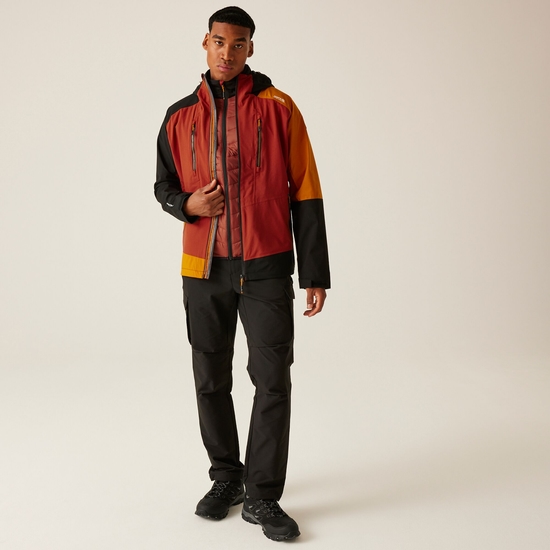 Men's Sacramento X 3-in-1 Jacket Red Ochre Black