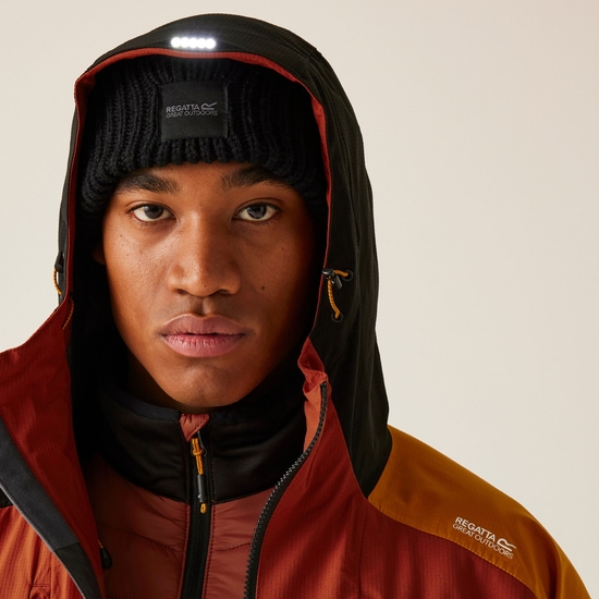 Men's Sacramento X 3-in-1 Jacket Red Ochre Black