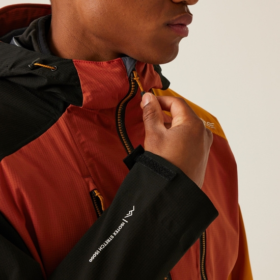 Men's Sacramento X 3-in-1 Jacket Red Ochre Black