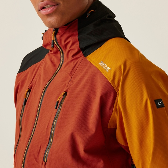 Men's Sacramento X 3-in-1 Jacket Red Ochre Black