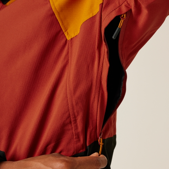 Men's Sacramento X 3-in-1 Jacket Red Ochre Black