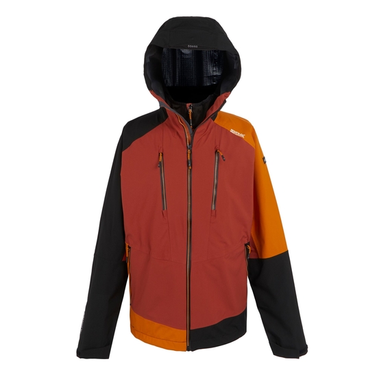 Men's Sacramento X 3-in-1 Jacket Red Ochre Black
