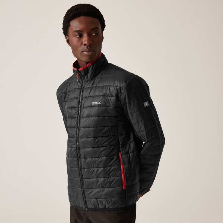 Men s Wentwood IX 3 in 1 Jacket Black Black Red Ochre Regatta ROW