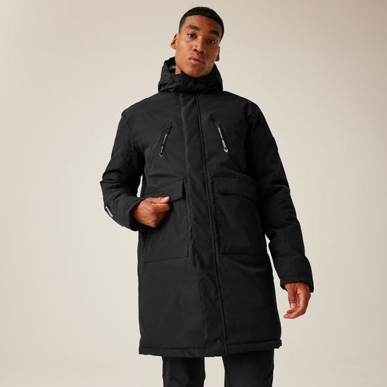 Christian Lacroix Men s Nyons Waterproof Padded Jacket Black Regatta ROW