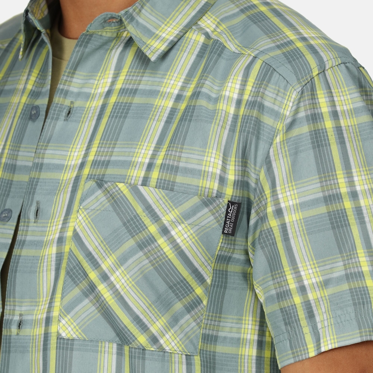 Mindano VII Homme Chemise a manches courtes Vert Regatta FR