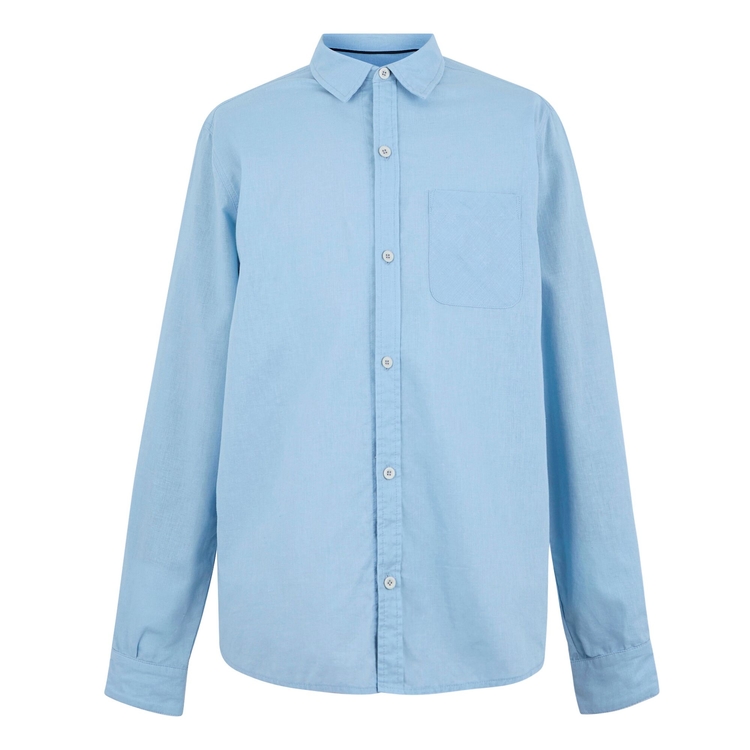 Chemise à Manches Longues Loran Pour Homme Bleu