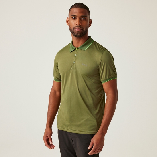 Remex II Herren-Poloshirt Grün