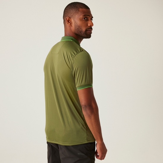 Remex II Herren-Poloshirt Grün