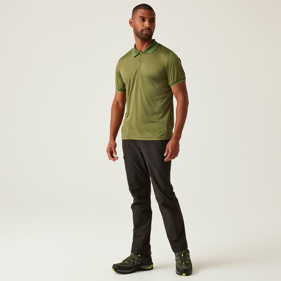 Remex II Herren-Poloshirt Grün