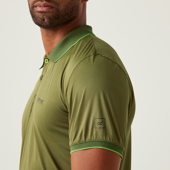 Remex II Herren-Poloshirt Grün