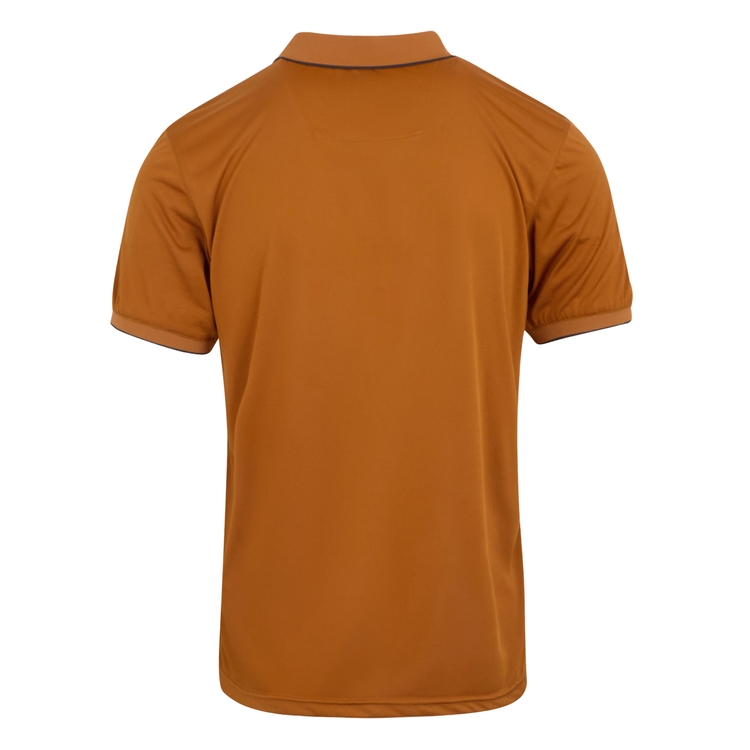 【in a row】Maron Half Polar T-shirt Men's Remex II Jersey Polo Shirt - Fox Solid | Regatta ROW