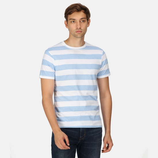 Mens blue striped t shirt shop