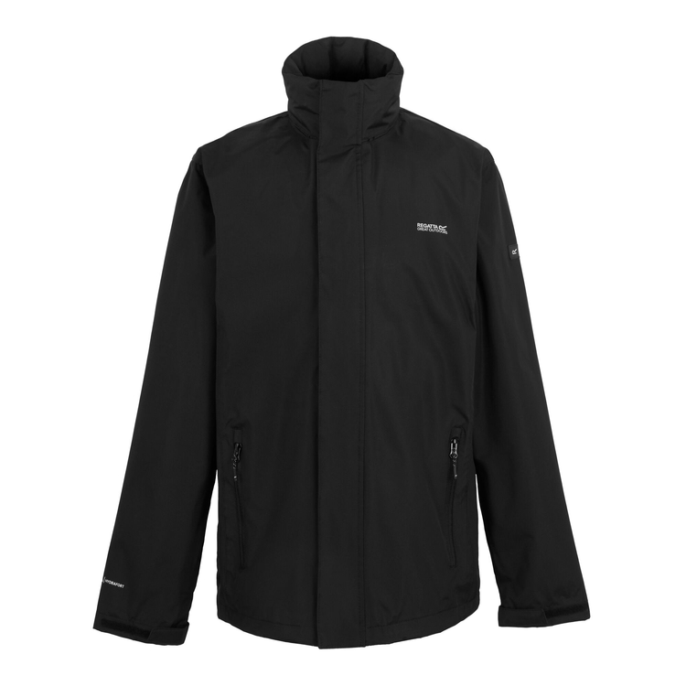 Men's Matt Waterproof Jacket Black Regatta UK