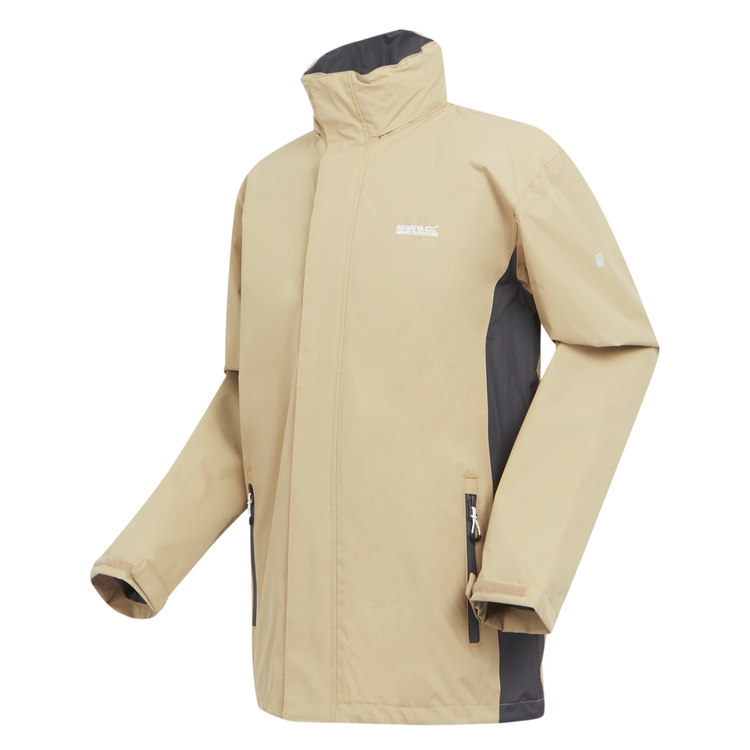 Men s Matt Waterproof Jacket Oat Ash