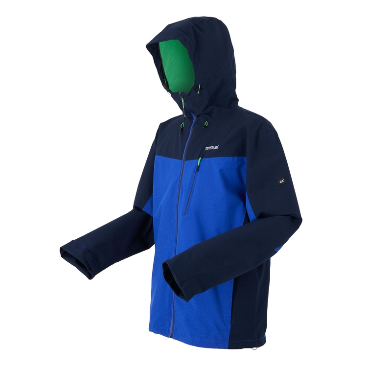 Men s Birchdale Waterproof Jacket Olympian Blue Navy Regatta UK