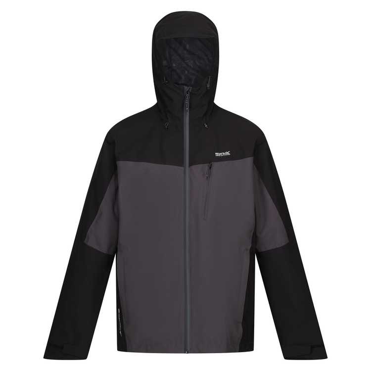 Men s Birchdale Waterproof Jacket Ash Black Regatta UK