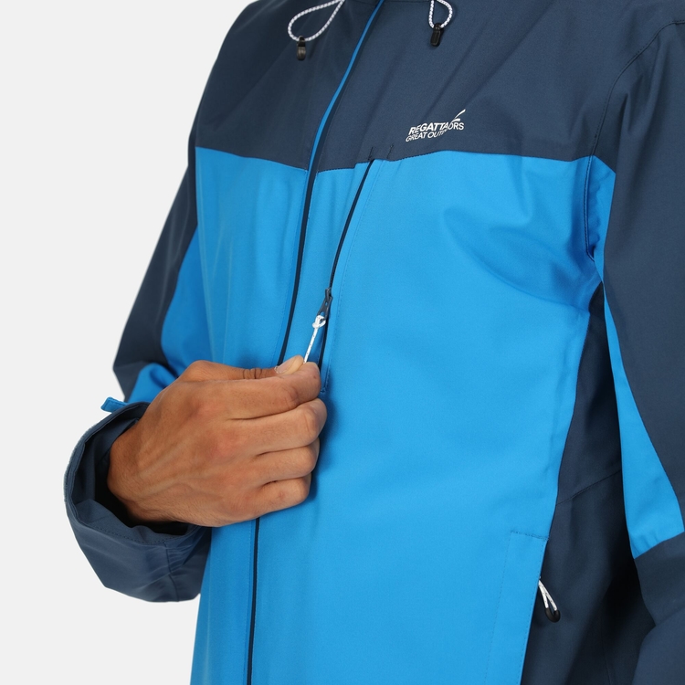 Men s Birchdale Waterproof Jacket Indigo Blue Blue Wing