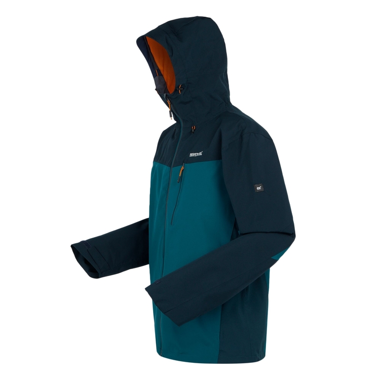Men s Birchdale Waterproof Jacket Moroccan Blue Navy Moonlight Denim Regatta UK