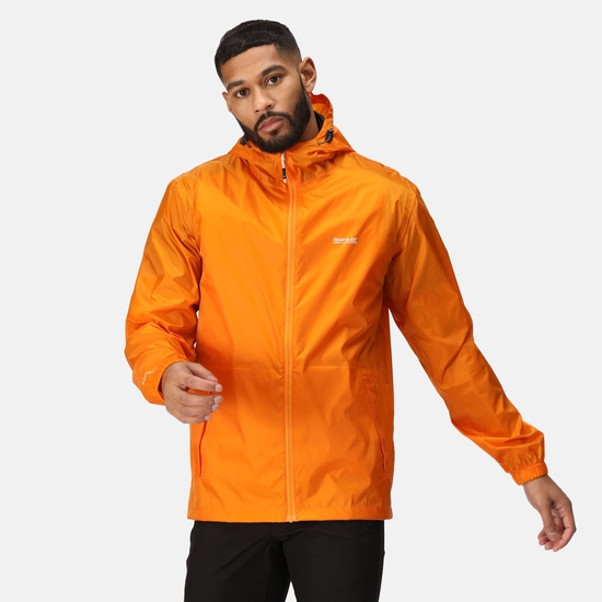 Mens waterproof jacket orange online